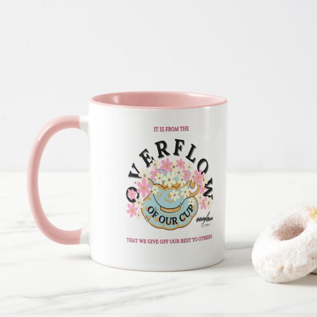 OVERFLOW Mug conçu par la poète Adiela Akoo (Avec donut)