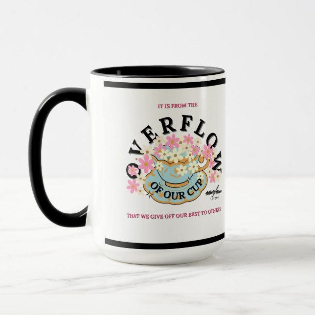  OVERFLOW Mug Designed by Adiela Akoo (Left)