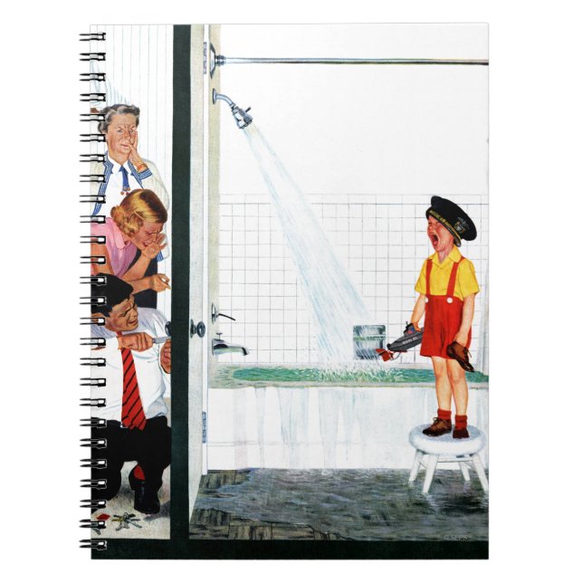 Overflowing Tub Notebook (Front)