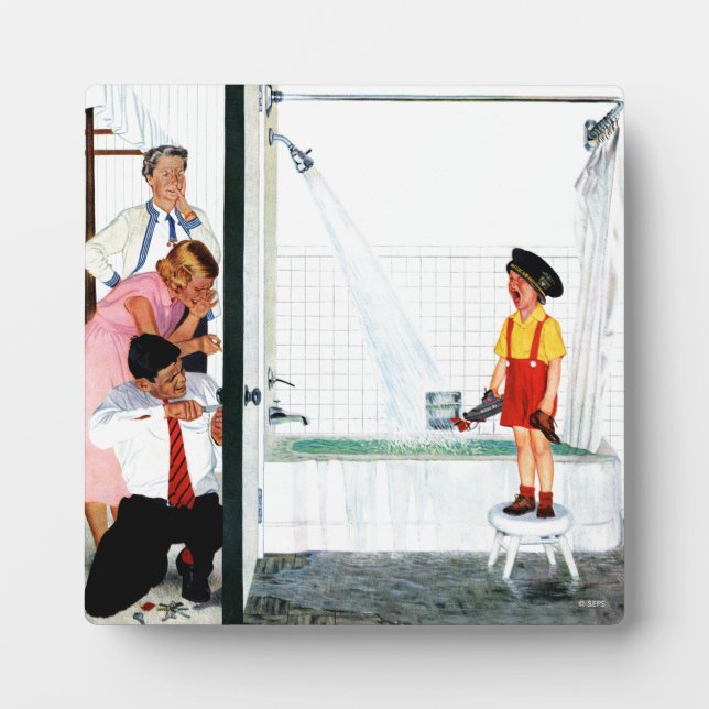 Overflowing Tub Plaque (Front)