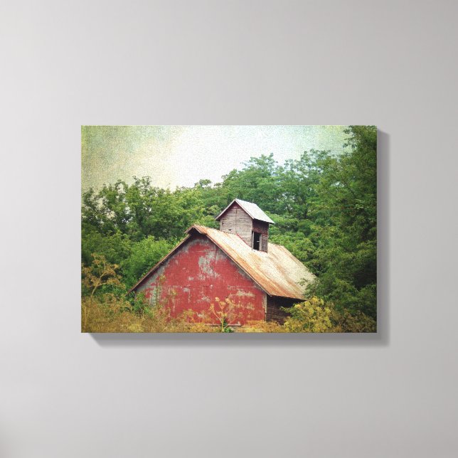 Overgrown and Abandoned Canvas Print (Front)
