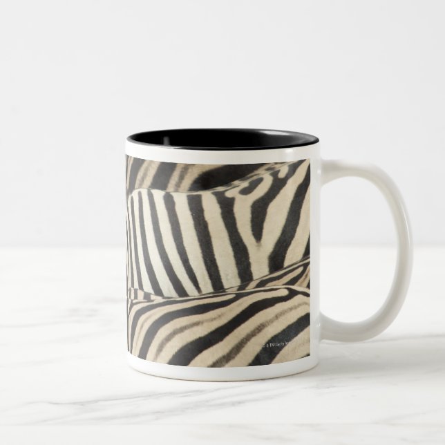 Overhead view of Burchell's Zebra Two-Tone Coffee Mug (Right)