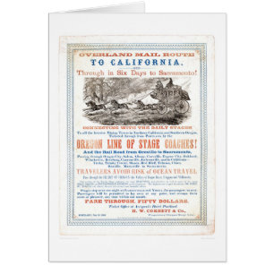 Overland Mail Route to CA. (1257A) - Restored