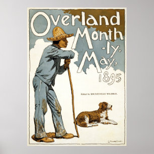 Overland Monthly May 1895 Poster