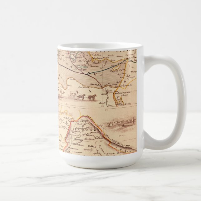 Overland Route to India Coffee Mug (Right)