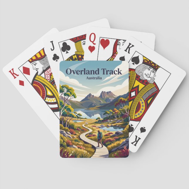 Overland Track Australia Playing Cards (Back)