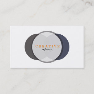 Overlap Circles Business Card