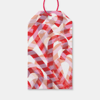 Overlapping Candy Cane Gift Tags