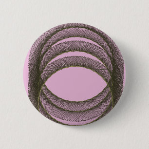 overlapping circles in purple background abstract 2 inch round button