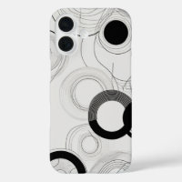 Overlapping Circles Line Art
