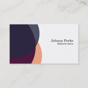 Overlapping Colours variation 2 Business Card