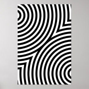 Overlapping Concentric Circles Poster