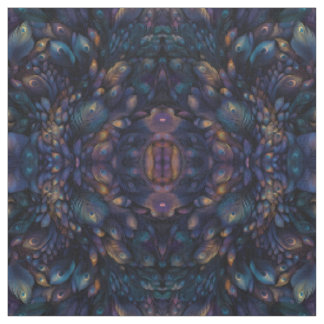 overlapping feathers fabric