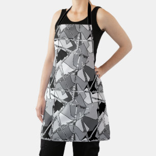 Overlapping Flutes Apron