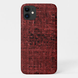 Overlapping small red squares iPhone 11 case