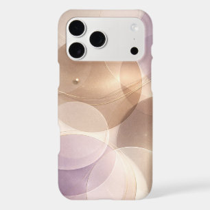 Overlapping translucent circles AI art iphone case