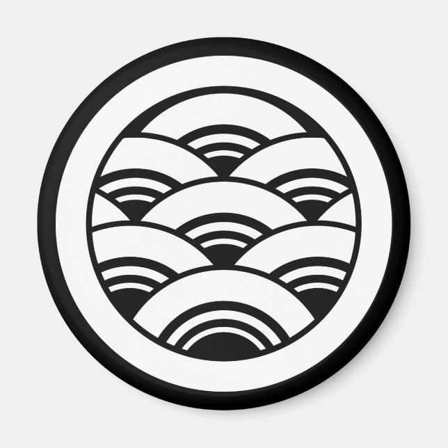 Overlapping waves in circle magnet (Front)