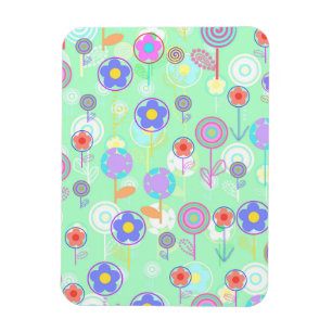 Overlayer Flowers Magnet