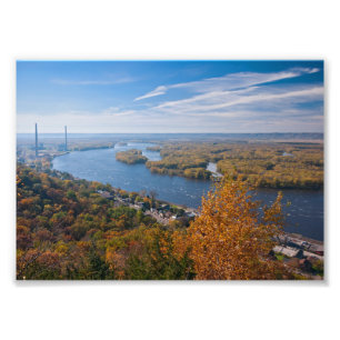  overlook above alma and river  photo print