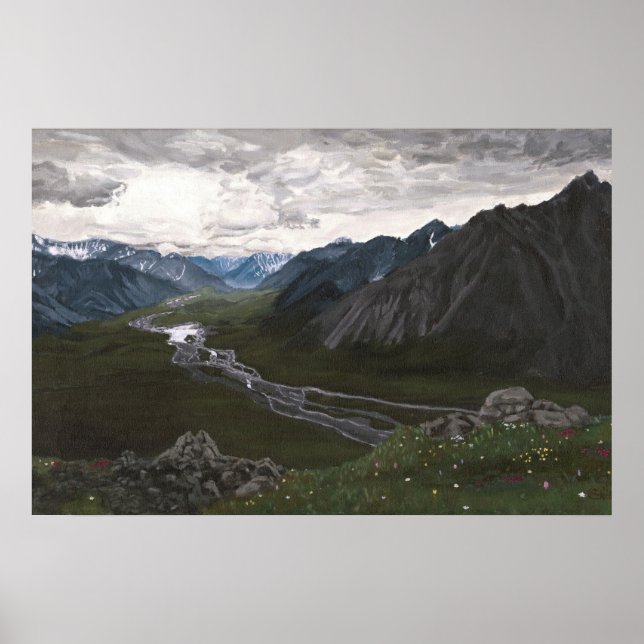Overlook in the Brooks Range: 30x20 Print (Front)