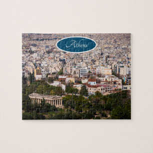 Overlooking Athens Jigsaw Puzzle