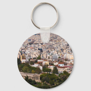 Overlooking Athens Keychain