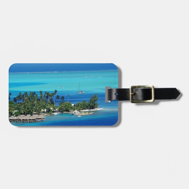 Overlooking Paradise Luggage Tag (Front Horizontal)