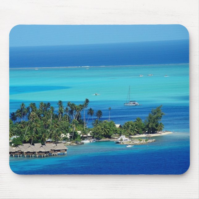 Overlooking Paradise Mouse Pad (Front)