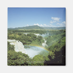 Overlooking scenic Iguazu Falls in South America Magnet