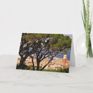 Overlooking St. Tropez Card