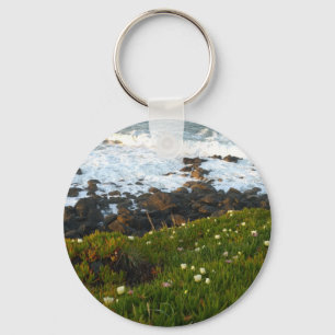 Overlooking the Sea Cliffs in Crescent City Keychain