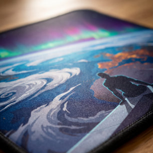 Overlooking the World Inspirational Surreal Art Mouse Pad