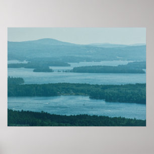 Overlooking Winnipesaukee Poster
