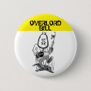 Overlord Bill Gates 2 Inch Round Button