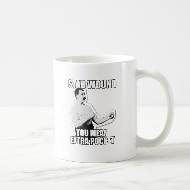 Overly Manly Man strikes again! Coffee Mug (Right)