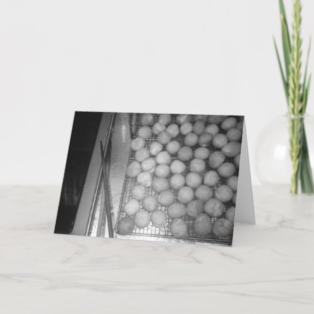 "Overnight Fry Cook" Thank You Card (Front)