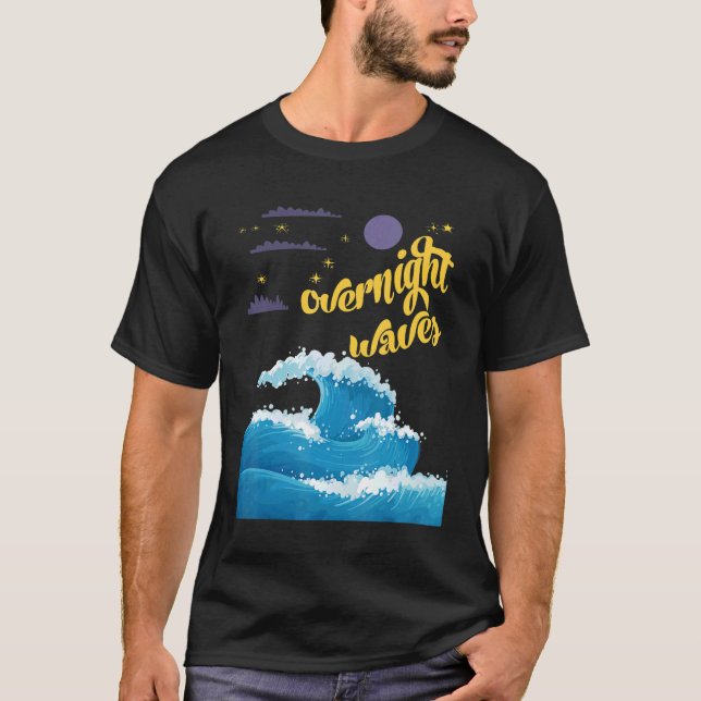 Overnight Waves T-Shirt (Front)