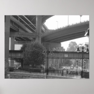 Overpass in Richmond Poster