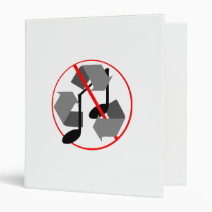 Overplayed Recycled Music Binder