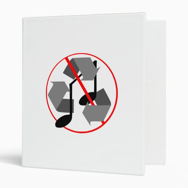 Overplayed Recycled Music Binder (Front/Inside)