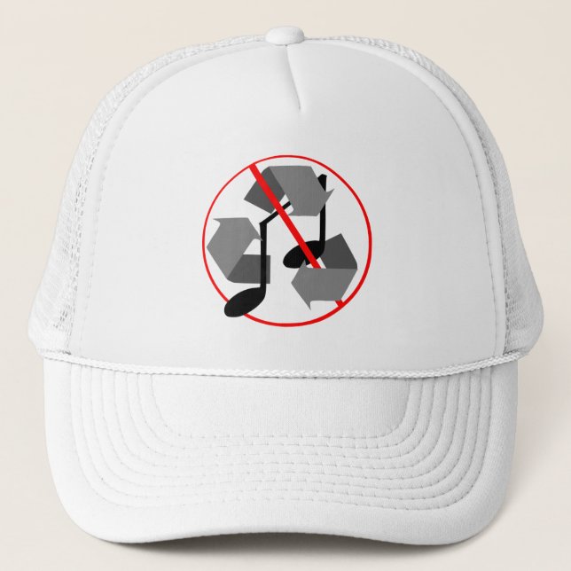 Overplayed Recycled Music Trucker Hat (Front)