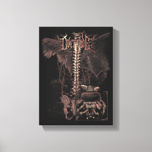 Override - Techno-Goth Streetwear Design Canvas Print
