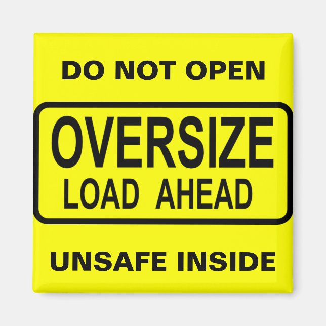 Oversize Load Magnet (Front)