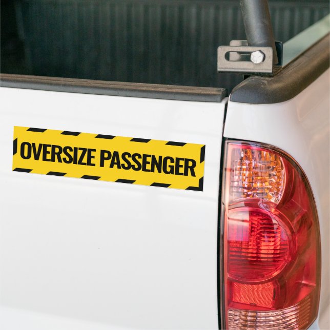 OVERSIZE PASSENGER sticker (On Truck)