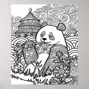 Oversized  20 X 24 Colouring Poster 10