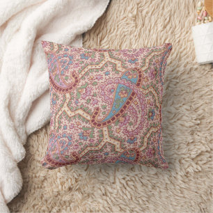 Oversized Paisley Throw Pillow