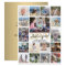 Oversized What a Year Photo Collage Gold and White