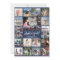 Oversized What a Year Photo Collage Navy and White
