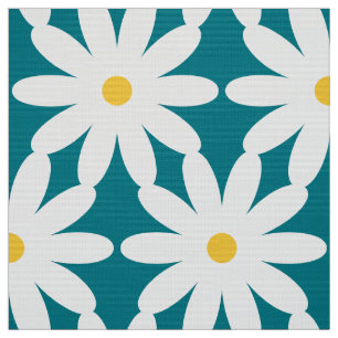 Oversized XL flower Print Retro Fabric 60s 70s