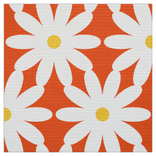 Oversized XL Print flower Retro Fabric
